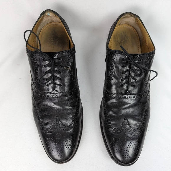Cole Haan Grand Os 10.5M Modern Classics Wingtip Oxford Lace Dress Shoes Leather main image 7